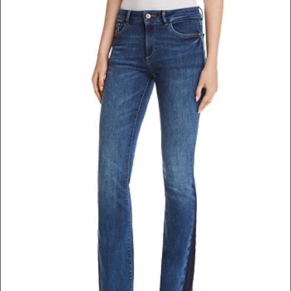 DL1961 Denim Bridget Newbury Wide Leg Jeans